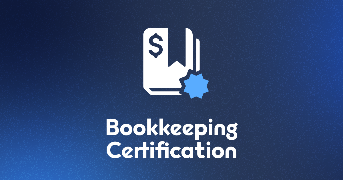 Bookkeeping Certification